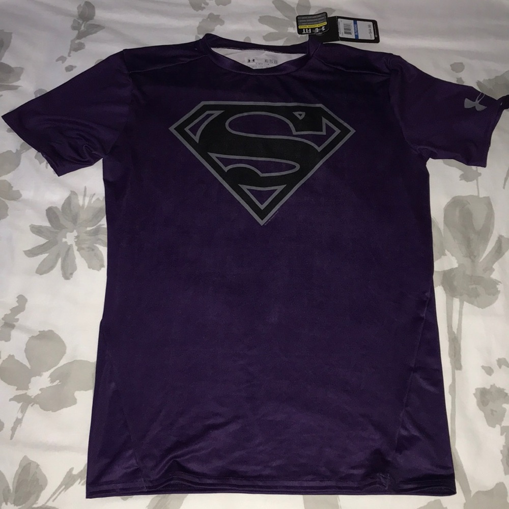 Under Armour Alter-Ego Superman Compression-Purple